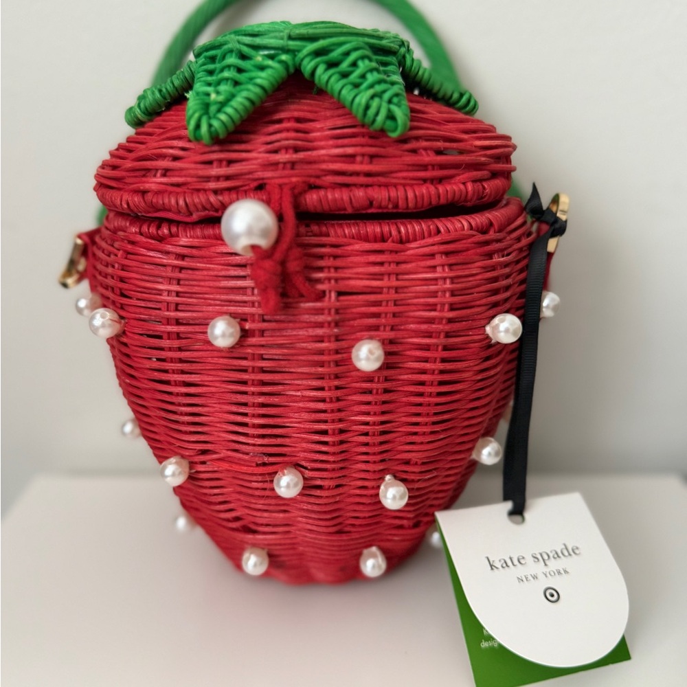 kate spade new york x Target Pearl Embellished Strawberry Basket
Bucket Bag